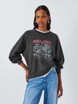 Rails Vintage Paris Sweatshirt, Black/Multi, Black/Multi