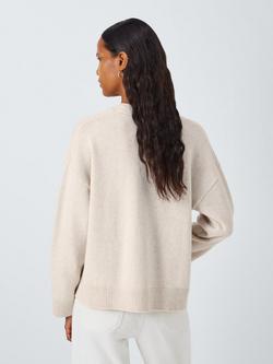 Rails Lindi Oversized Pocket Wool Blend Cardigan, Oatmeal - view 2, Oatmeal