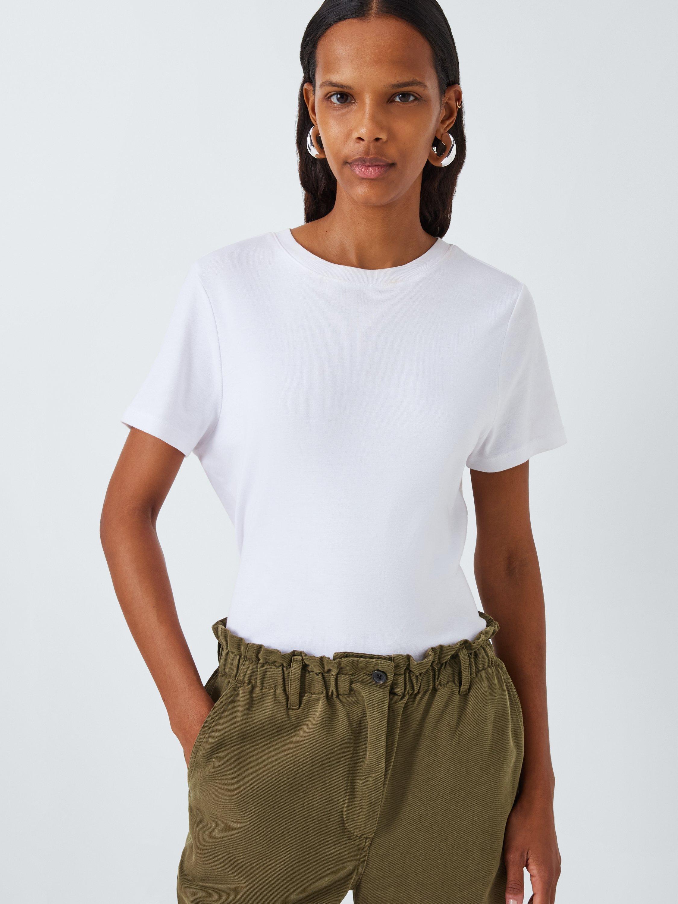 Product image 5 of 6, which shows Rails Lira Paperbag Waistband Trousers, Dark Olive, M