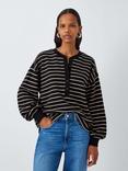 Rails Joan Stripe Top, Black/Ivory