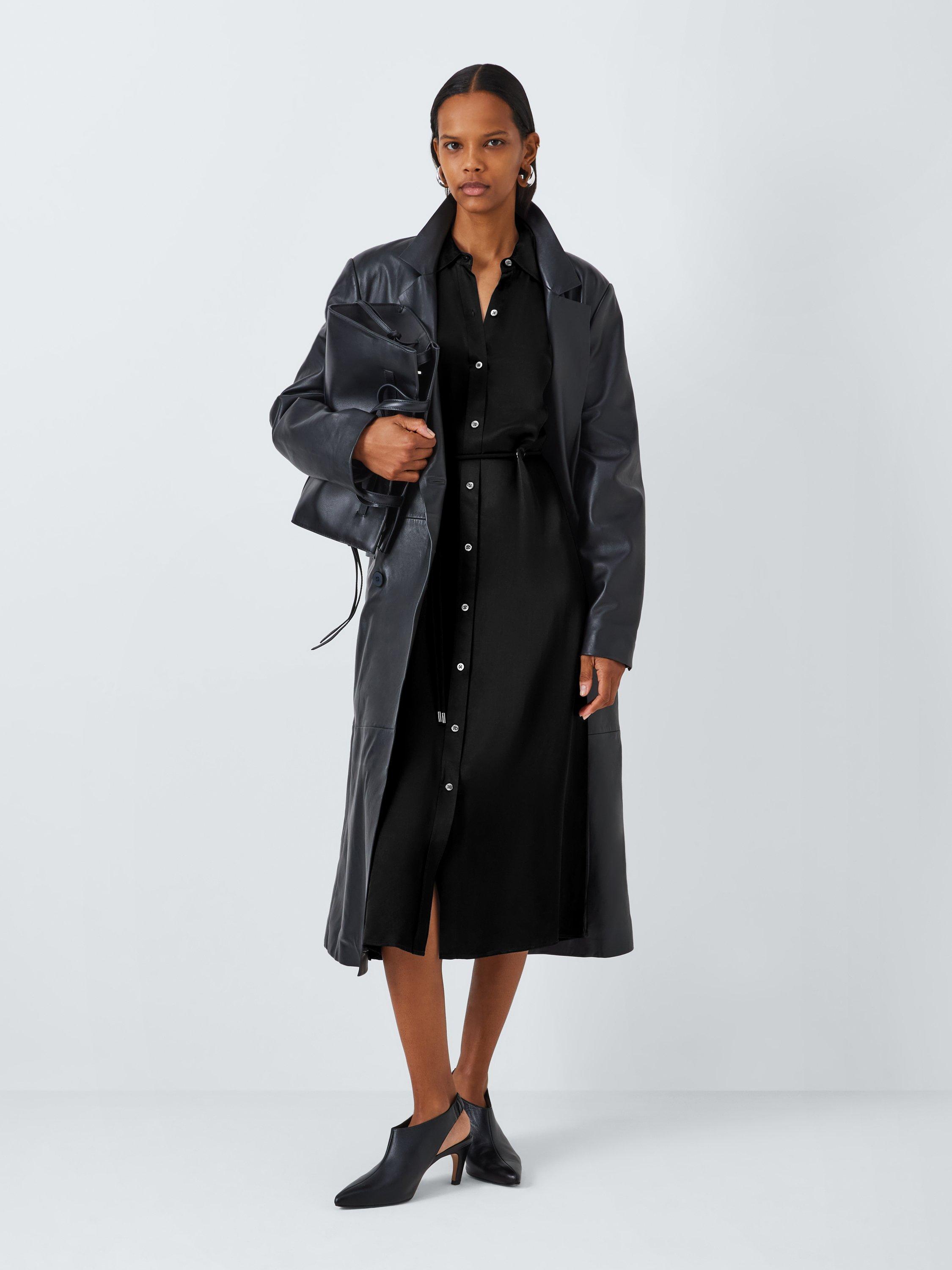 Product image 3 of 6, which shows Rails Anina Shirt Dress, Black, XS