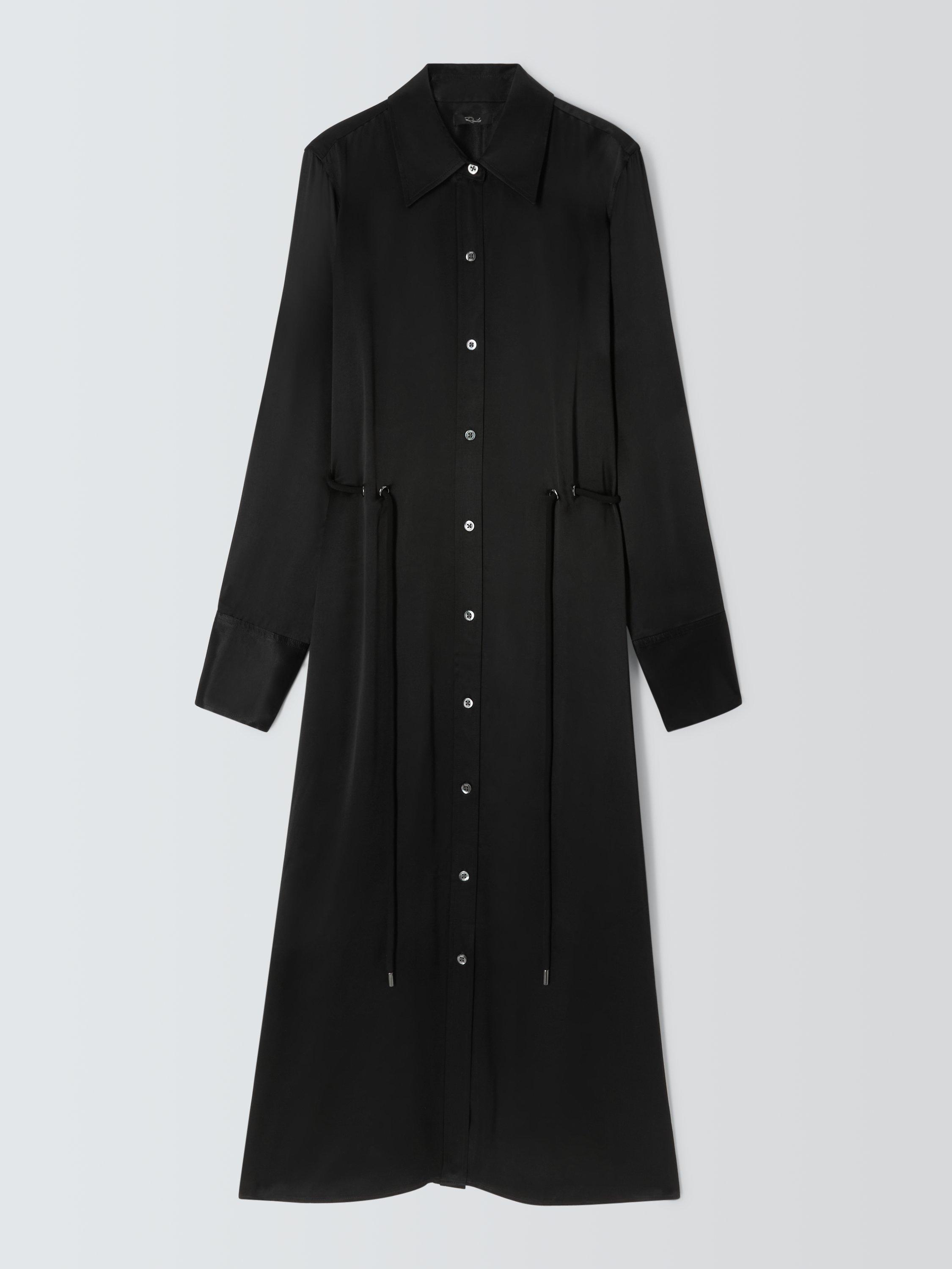 Product image 4 of 6, which shows Rails Anina Shirt Dress, Black, XS