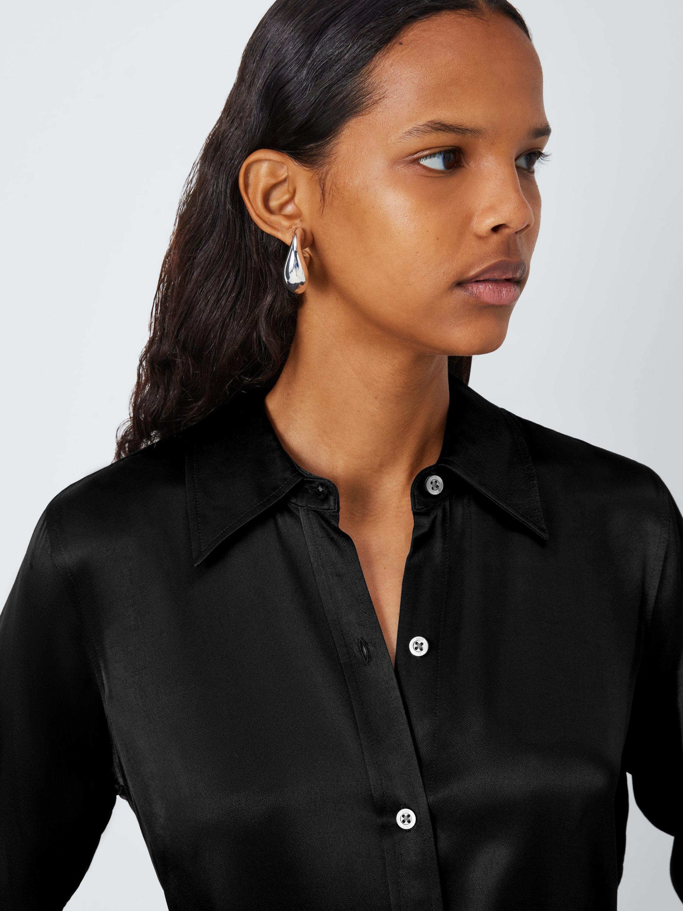 Product image 5 of 6, which shows Rails Anina Shirt Dress, Black, XS
