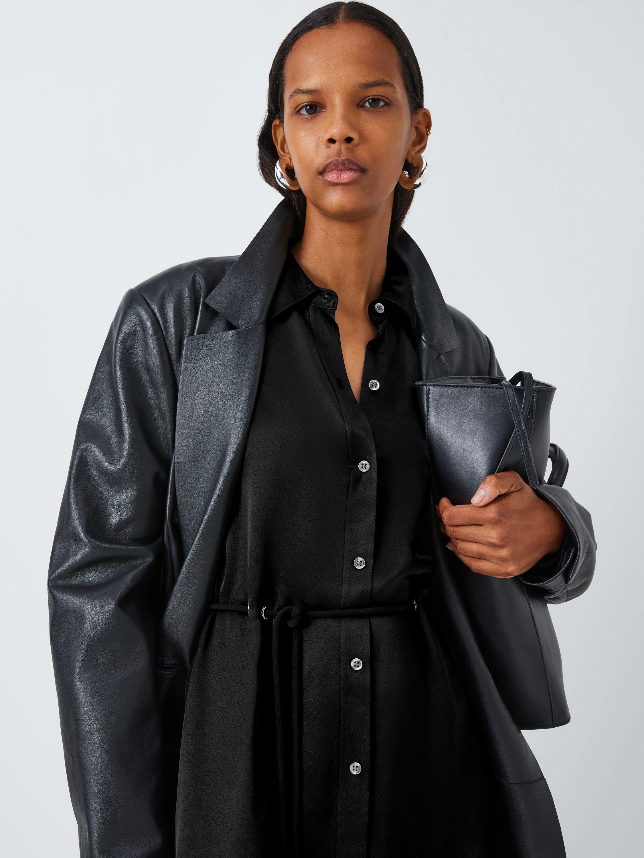 Product image 6 of 6, which shows Rails Anina Shirt Dress, Black, XS