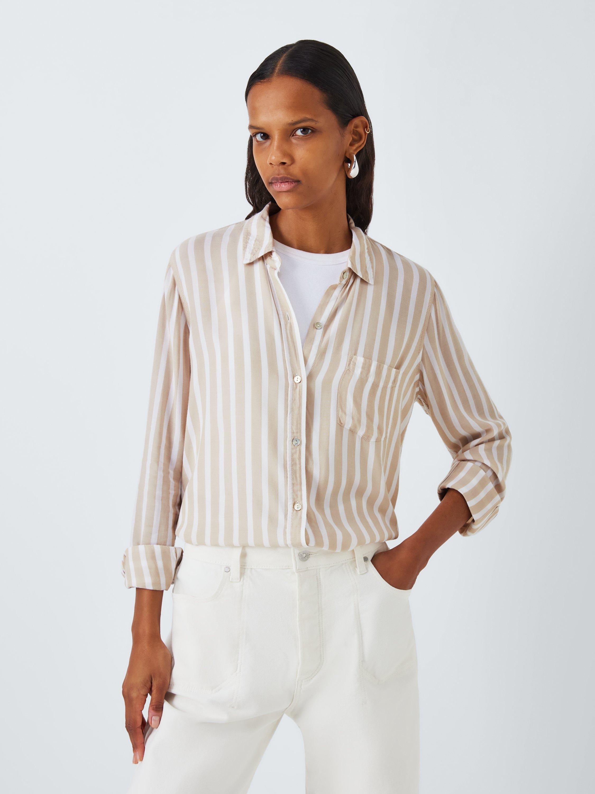 Rails Wren Stripe Shirt Natural Multi