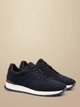 Charles Tyrwhitt Leather Blend Fashion Trainers, Navy, Navy
