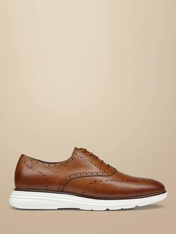 Charles Tyrwhitt Leather Brogue Trainers, Walnut, Walnut