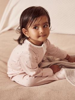 MORI Baby Spot Sleepsuit, Stardust, Stardust