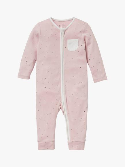 MORI Baby Spot Sleepsuit, Stardust - view 2, Stardust