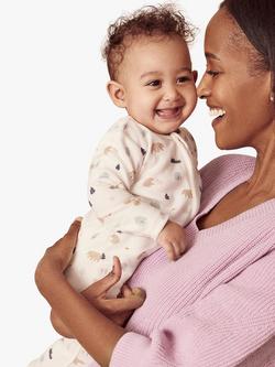 MORI Baby Zip Sleepsuit, Bear Print - view 2, Bear Print