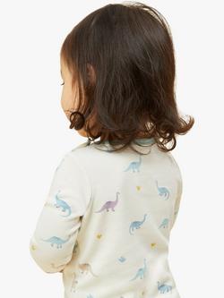 MORI Baby Dinosaur Pyjama Set, Dino Print - view 2, Dino Print