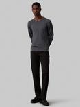 Calvin Klein Jeans Superior Wool Jumper, Dark Grey Heather