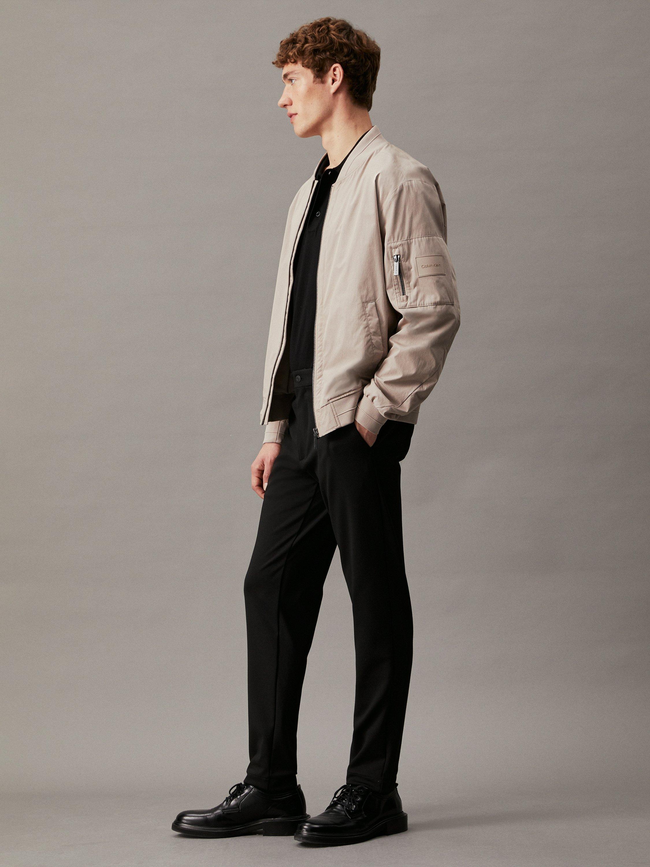 Product image 4 of 4, which shows Calvin Klein Comfort Knit Tousers, Ck Black, 29R