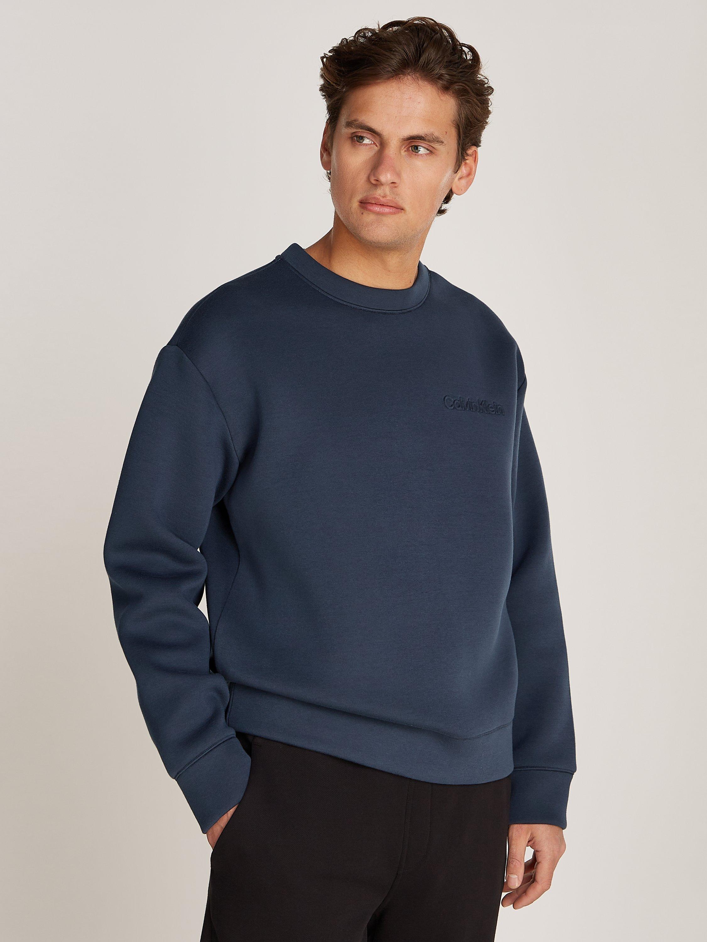 Calvin Klein Jeans Spacer Embossed Sweatshirt Ink