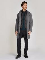 Rodd Gunn Calton Hill Wool Blend Overcoat Ash