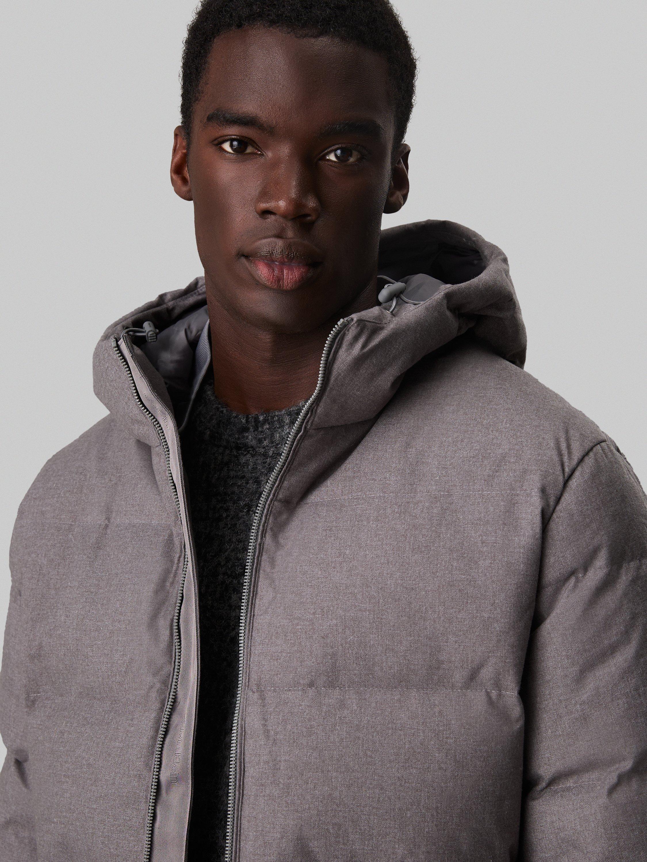 Product image 4 of 4, which shows Calvin Klein Jeans Puffer Jacket, Heroic Grey Heather, S