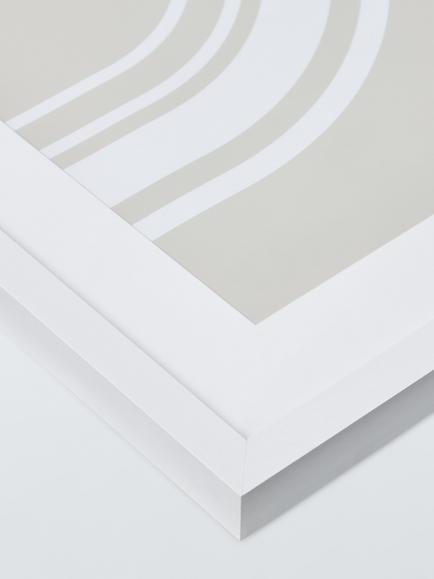 John Lewis Poster Frame & Mount - view 2, White