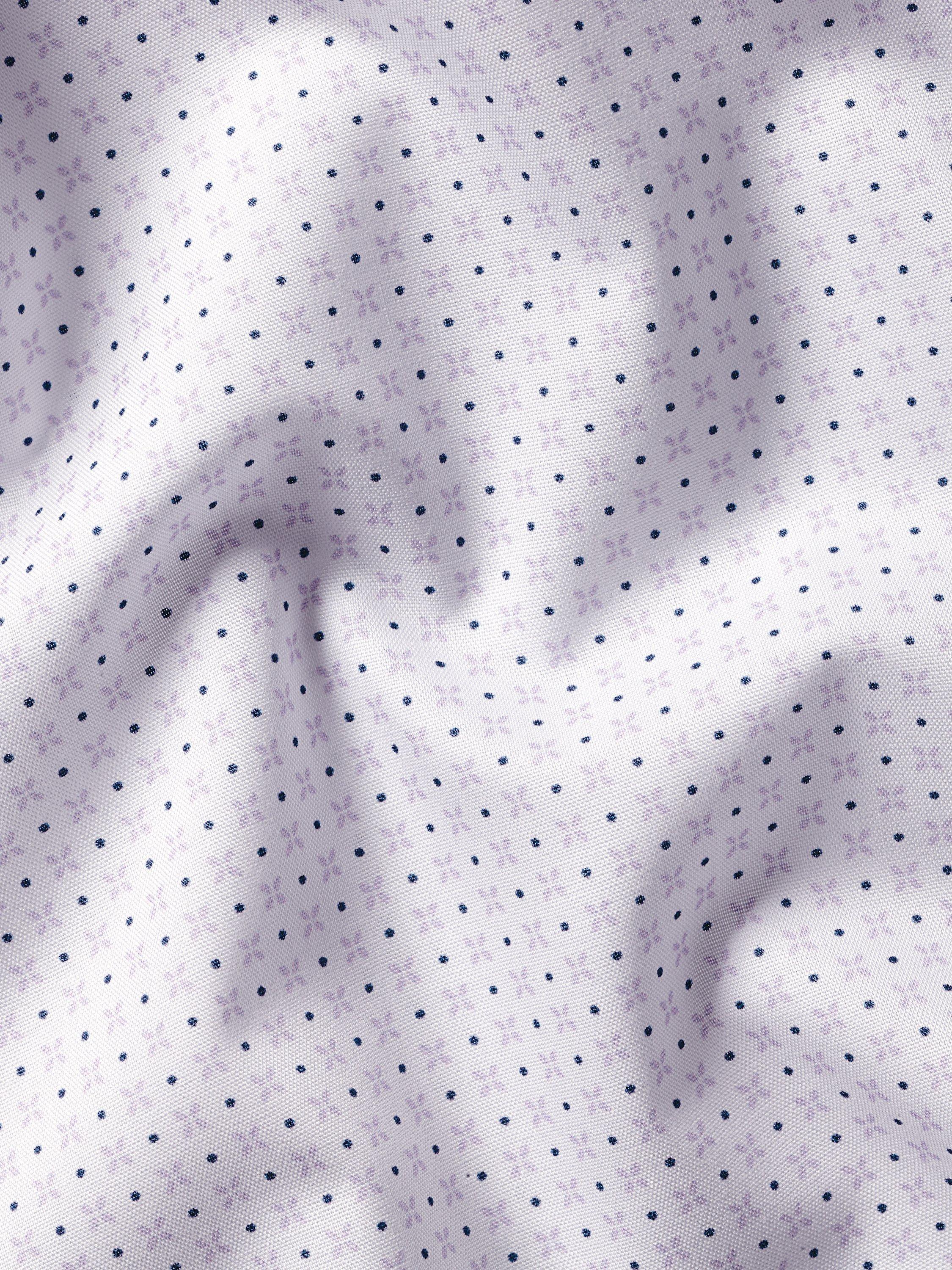 Product image 6 of 7, which shows Charles Tyrwhitt Cotton Non-Iron Shirt, White/Multi, S
