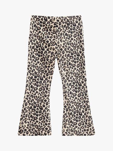 Lindex Kids' Velour Leggings - view 2, Light Beige