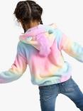 Lindex Kids' Unicorn Rainbow Hooded Jacket, Light Lilac