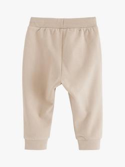 Lindex Baby Basic Joggers - view 2, Dusty Beige