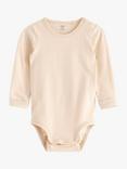 Lindex Baby Basic Long Sleeve Organic Cotton Bodysuit