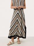 Part Two Jeanette Stripe Handkerchief Skirt, Multi