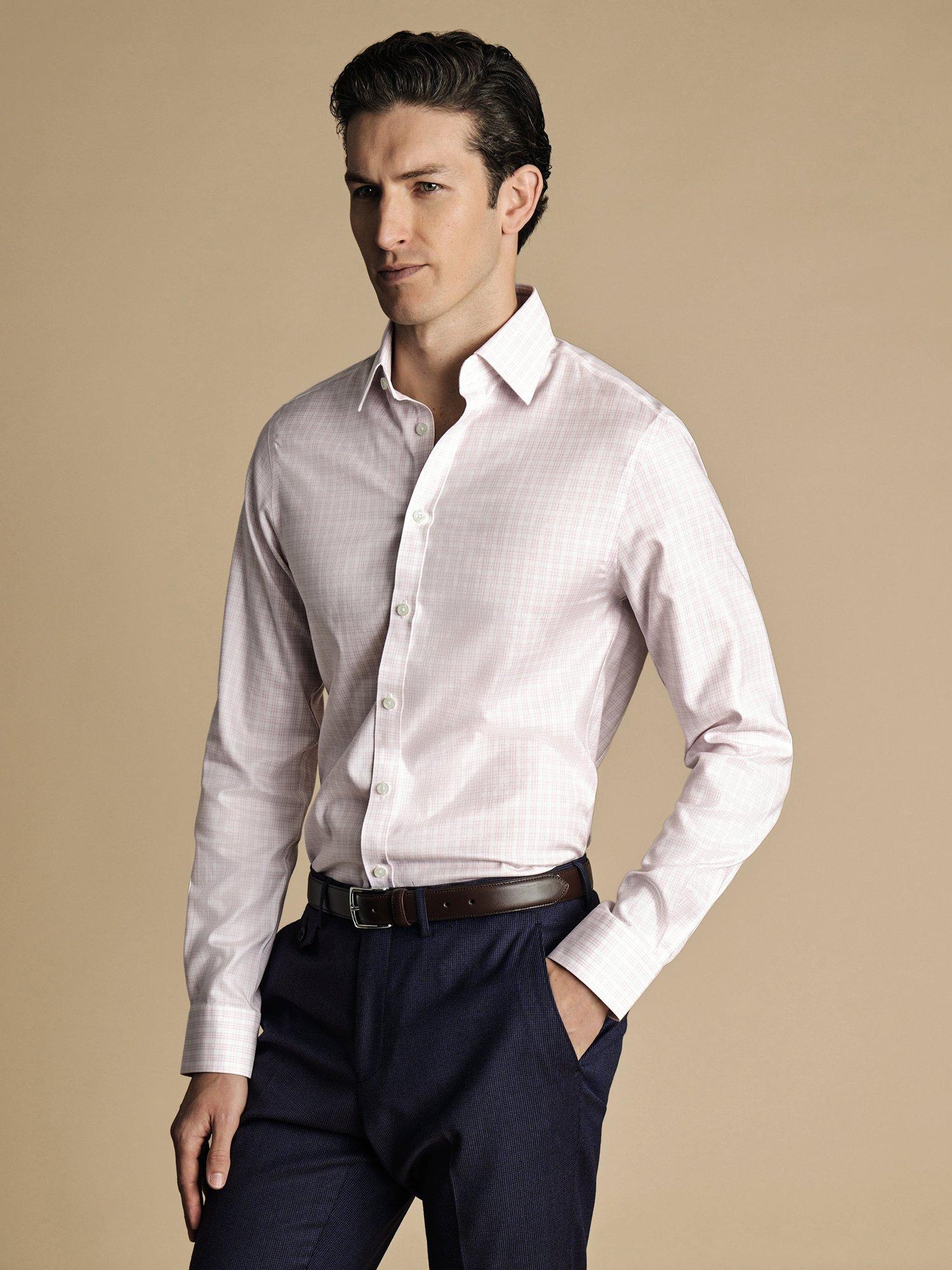 Charles Tyrwhitt Extra Slim Fit Cotton Shirt, Pink