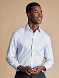 Charles Tyrwhitt Cotton Extra Slim Fit Check Shirt, Sky Blue