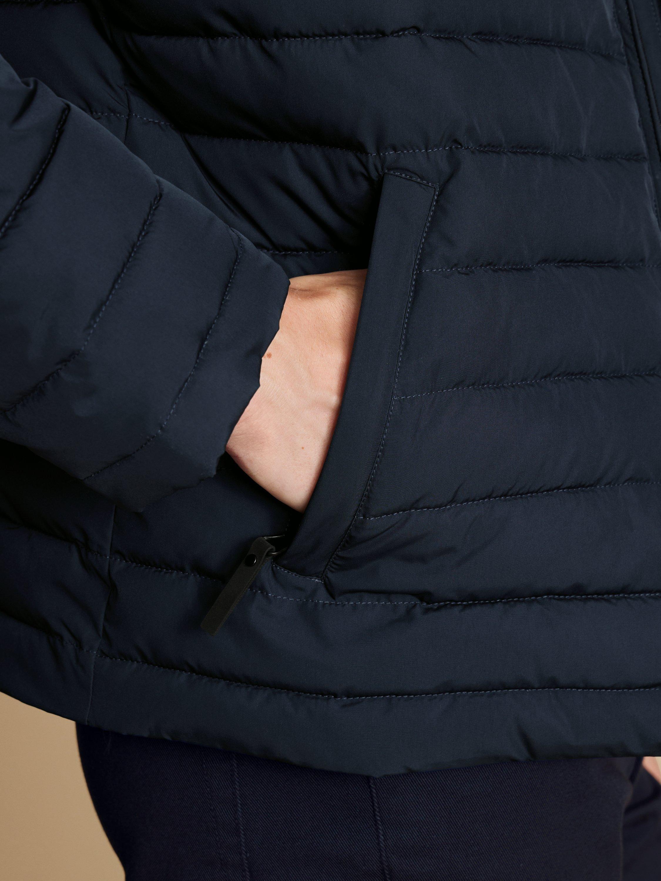 Product image 2 of 6, which shows Charles Tyrwhitt Quilted Jacket, Blue Midnight, S
