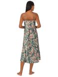 Lauren Ralph Lauren Floral Satin Nightdress, Sage/Multi