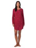 Lauren Ralph Lauren Henley Plaid Check Nightdress, Red