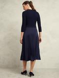 Hobbs Trina Knit Dress, Hobbs Navy