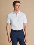 Charles Tyrwhitt Cotton Regular Fit Polo Shirt, White