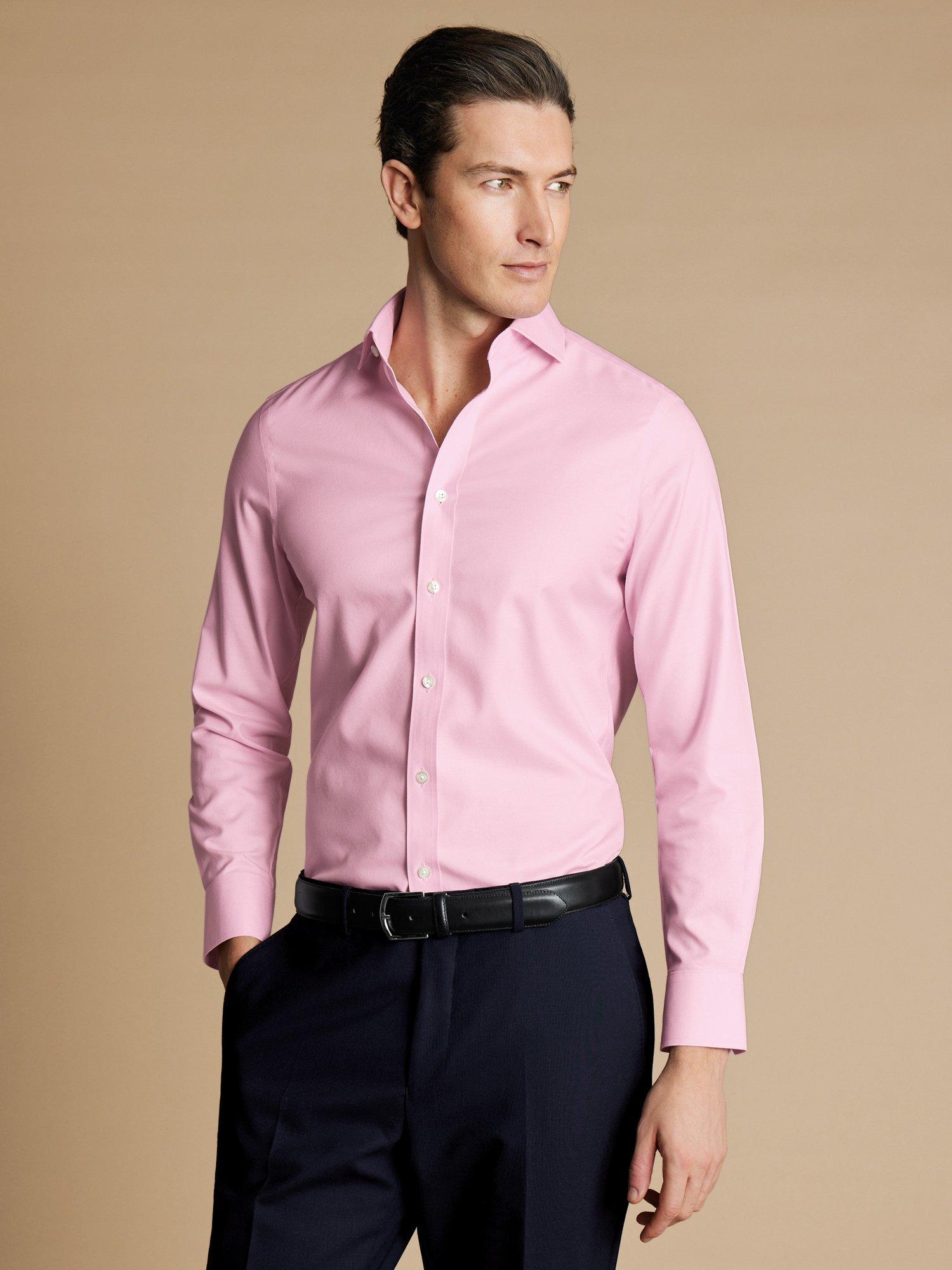 Charles Tyrwhitt Extra Slim Fit Cotton Shirt, Pink