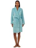 Lauren Ralph Lauren Soft Clipped Dressing Gown, Sea Blue