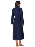 Lauren Ralph Lauren Dalton Fleece Dressing Gown, Navy