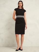 Hobbs Cici Sheath Dress Black Ivory