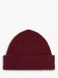 Uskees Merino Wool Beanie Hat, Merlot