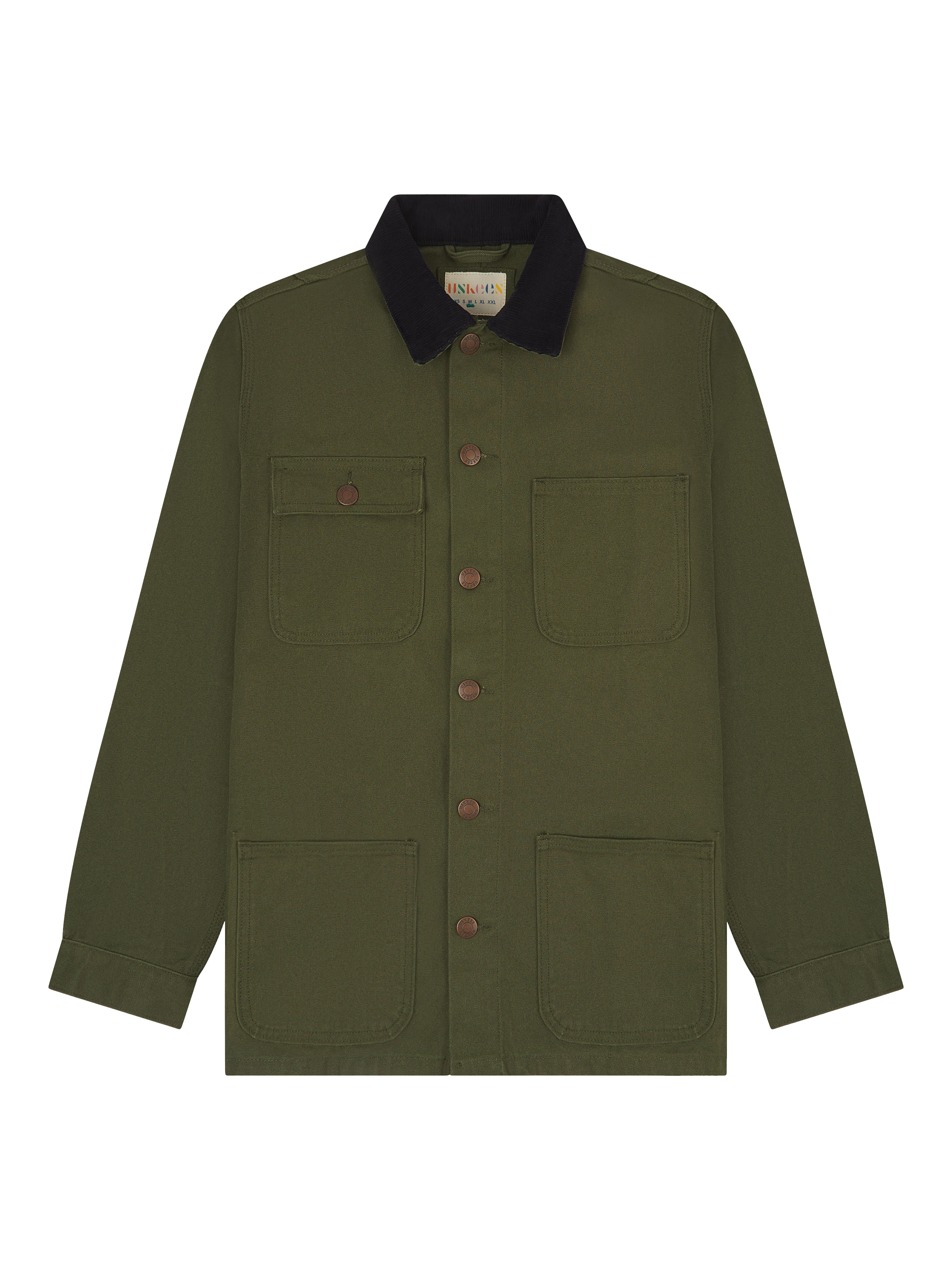 Uskees Canvas Chore Jacket, Coriander