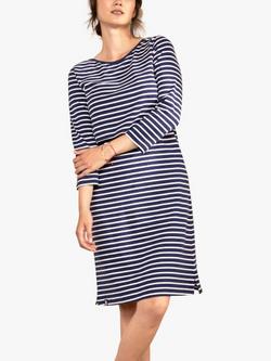 Bshirt Nursing Dress, Navy & White Stripe, Navy & White Stripe