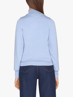 Sisters Point Hotti Slim Fit Roll Neck Jumper - view 2, Blue