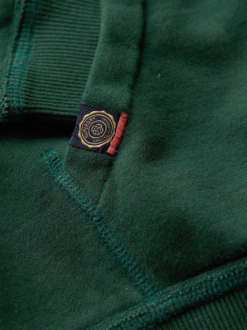Product image 4 of 7, which shows Superdry Athletic Essentials Applique Oversized Hoodie, Enamel Green, 8