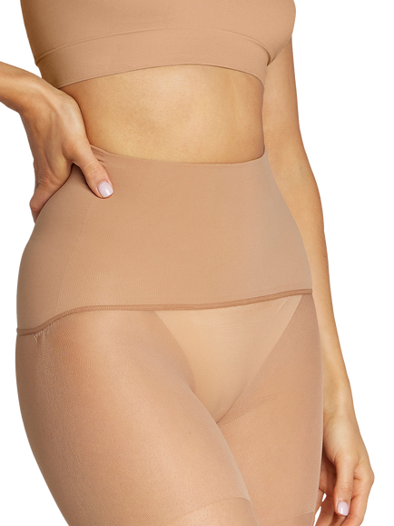 Heist 15 Denier Contour Waist Sheer Tights - view 2, 20