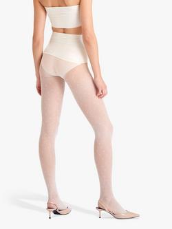 Heist Spot Sheer Tights - view 2, Vintage Ivory