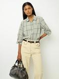 Gerard Darel Belle Checked Shirt, Grey