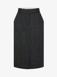 Gerard Darel Cahina Wool Blend Pencil Skirt, Charcoal