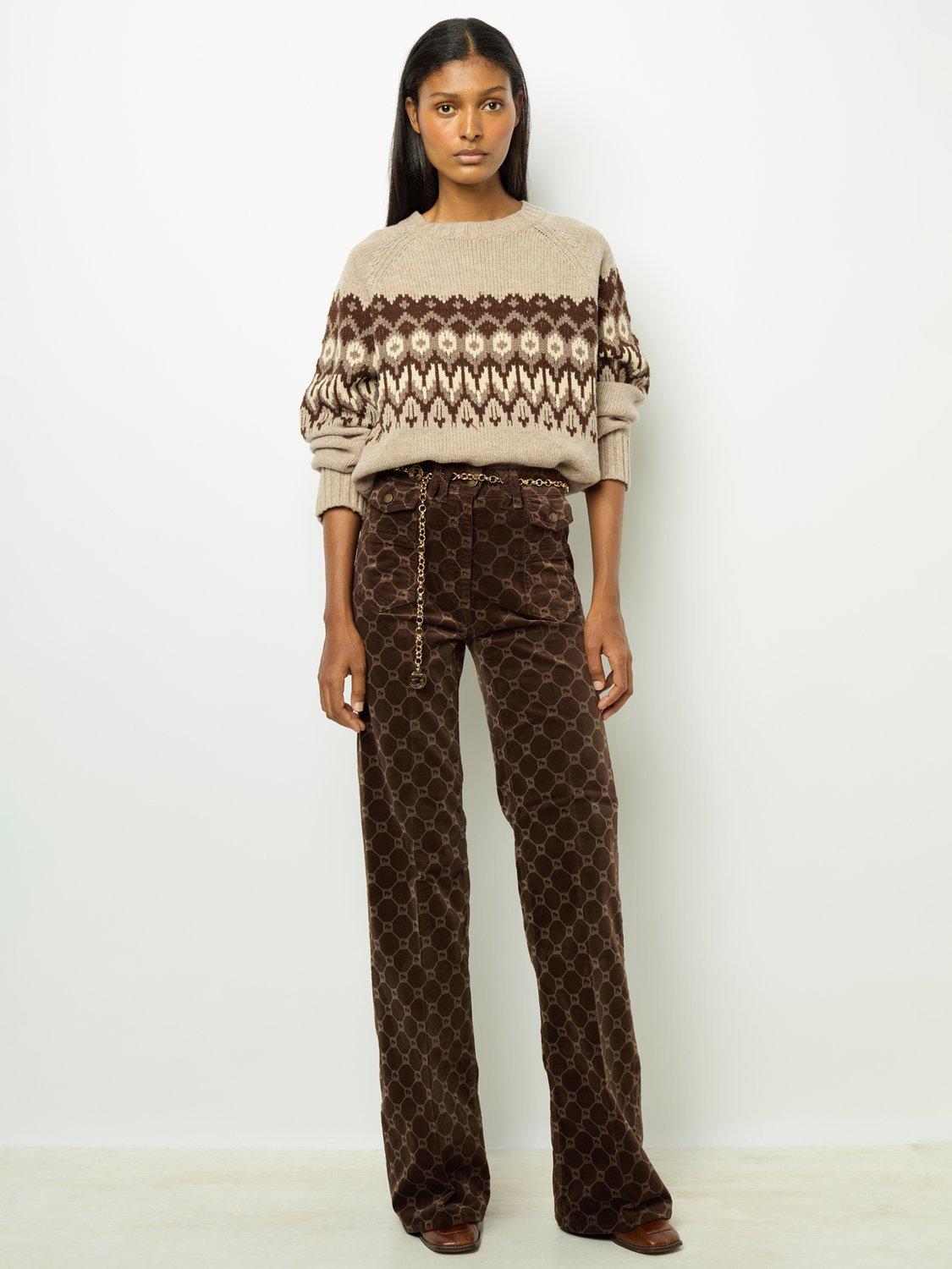 Gerard Darel Anna Geometric Jeans, Camel