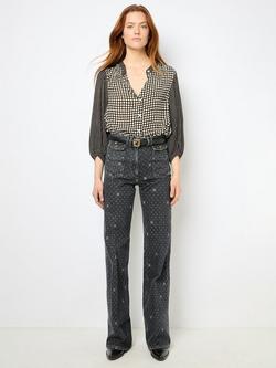 Gerard Darel Anna Spot Jeans, Charcoal - view 2, Charcoal