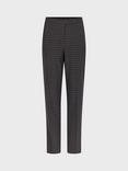 Gerard Darel Noelie Check Trousers, Charcoal